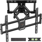 IWORKBOARD 75 85 inch Full Motion TV Wall Mount for 40-86'' TV Mount, Heavy Duty Adjustable articulating Bracket Tilt Swivel Extension Level, VESA 600x400mm, 16" Studs, 132 lbs for 65 70 75+ TVs