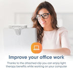 Luminette Drive® - First 2-in-1 Light Therapy Lamp - Enjoy The Benefits of Light Therapy in Your Car or at Your Computer