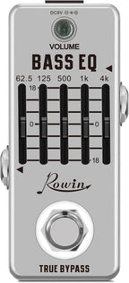Rowin Bass Equalize Pedal 5 Band for Bass with True Bypass