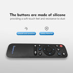 BOXPUT BPR1S Plus Air Mouse Remote BT & 2.4G RF Replacement Remote with USB Receiver and Voice Control Supports 6-Axis Gyro IR Learning for Android TV Box TV Stick Smart Set Top Box