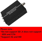 HDSUNWSTD HD 3G SDI to AV CVBS Video Converter Support 1080P L/R Audio Output SD-SDI HD-SDI Signal for TV