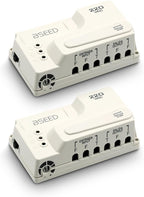 BSEED Wiring Surge Protector, Adjustable Voltage,Power Suppressor Protector with Protected Light Indicators for Refrigerator/TV/Air Conditioning/Computer and Other Home Appliances, 220V 3520W-2Pack
