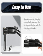 BMZX EV Charger Holder J1772, Wall Mount Kit for Electric Car Charger, SAE J1772 Cable Organizer, Nozzle Holster Dock & J-Hook for Charging Station