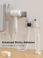 9 Pack Cord Organizer, Spring Cable Management, Adhesive Cute Cable Holder Clips, Phone Charger Wire Keeper for Desk Nightstand Car Office (9-Pack White_Orange_Black)