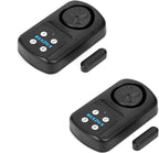 HENDUN Pool Gate Alarm Outdoor Wireless with Remote, 140db Loud, Waterproof Door Alarm Sensor, Kids Safety, Weatherproof Garage Fence Entry Chime (2 Pack)