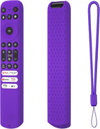 Hi Color Silicone Cover for TCL RC813 FMB1/RC923/RC902V Remote Protective Case Sleeve for TCL Smart TV Remote RC813 FMB1 Case Cover (Purple)