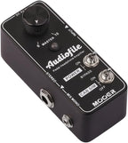 MOOER Micro Guitar Pedal Audiofile Headphone Amp Analog, Access to Effects Circuits, Buffer/Clean Boost for Electric Guitar/Bass