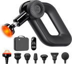 BOB AND BRAD D6 Pro Plus Massage Gun with Heat, Deep Tissue Percussion with 16mm Amplitude, Professional Muscle Massager Gun for Athletes, Quiet Electric Handheld Massager