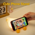 LEDHOLYT Night Light for Kids ,Cute Silicone Nursery Duck Lamp for Baby and Toddler,Fun Animals NightLight for Boys and Girls,Squishy Night Lamp for Bedroom,Kawaii Bedside Lamp for Kids Room