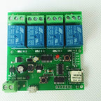 WiFi Relay Switch Module Phone Remote Timer Control for Wireless Android iOS (5-32V 4-Channel)