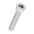 Kozelo 25pcs Socket Head Cap Screws - [M6-1 x 35mm] 304 Stainless Steel Allen Socket Drive for Electrical Motor 3D Printing Fan Engine Replacement Use, Silver