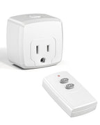 HBN Remote Control Outlet Plug Remote Light Switch Remote Outlet Switch Wireless On Off Switch Plug for Chritmas Light and Household Appliances, 15A/1875W(1 Outlet + 1Remote)