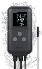 SENSTREE Greenhouse Temperature Controller Digital Waterproof Thermostat for Home Brewing, Fermentation, Breeding, Incubation, Terrarium, Heating & Cooling, 110V 10A 1100W