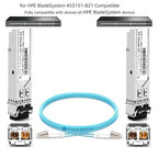 OPSTRAN 1000BASE-SX SFP Optical Transceiver Module Compatible with HPE BladeSystem 453151-B21 850nm 550m DDM Duplex LC MMF