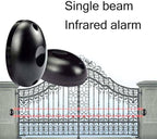 Single Beam Infrared Detector Sensor for Automatic Gate Safety, 12-24V Outdoor Infrared Beam Sensor, Pair of Infrared Safety Sensors