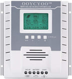 OOYCYOO MPPT Charge Controller 40 amp 12V/24V Auto, 40A Solar Panel Charge Regulator with Blacklight LCD Display Max 100V for Lead-Acid Sealed Gel AGM Flooded Lithium Battery