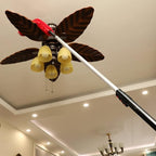 20 Foot High Reach Dusting Kit with 5-12 Foot Extension Pole // High Ceiling Duster with Telescopic Pole // Cobweb Microfiber Duster // Outdoor & Indoor Extendable Duster Cleaning Kit