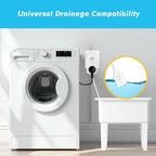 Brezoo Smart Overflow Detection Sensor - Water Overflow Alarm with Real-Time Alerts for Home, Office & Basement Protection