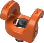 KONDOR BLUE x Armando Ferreira | MondoTies Cable Management Clips for Cameras | Cable Organization, 1/4"-20 Mounted, Holds 2-3 Cables, & Supports up to 20lbs of Force (5-Pack) | Orange