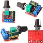 Gebildet 3pcs Mini DC Motor PWM Speed Controller, DC 5V-35V 5A Speed Adjustable Switch Module, 6V 12V 24V Variable Voltage Regulator Dimmer Governor Switching Build with LED Indicator