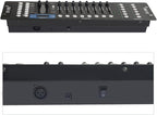 DMX Controller for dj Lights Dmx512 Light Controllers 192 Channel DMX Board with Cables 2m/6.6 ft Dmx-512 Lighting Console for Control Stage Light