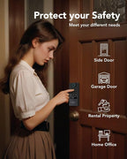 Devo G3 Fingerprint Smart Door Lock, Keyless Entry Door Lock, App Control, Smart Locks for Front Door, Smart Deadbolt Lock, Built-in Wi-Fi, Touchscreen Keypad, 8 Months Battery, IP54 Waterproof