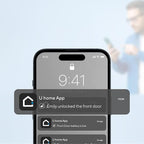 ULTRALOQ Bolt Fingerprint Smart Lock with Handle, 7-in-1 Keyless Entry Door Lock Set, Built-in WiFi Deadbolt, Auto-Lock & Unlock, App Remote Control, Works with Alexa, ANSI Grade 1,Black