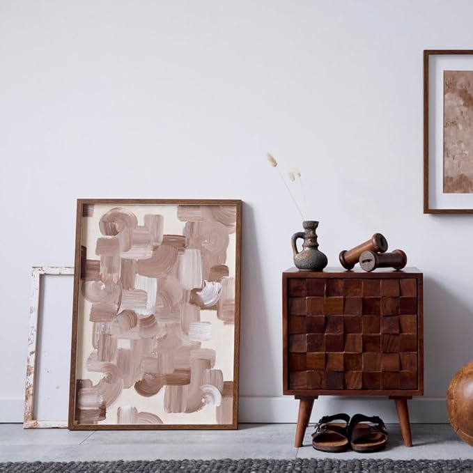 TKYGU 8.5x11 Picture Frame walnut Set of 3, Certificate Frame Poster and Photo frame, Horizontal and Vertical Formats for Wall or Tabletop, 8.5x11 Frame with Shatter Resistant Plexiglass, best gift