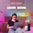 BTF-LIGHTING 2.4G WiFi DR03W RGB SPI Controller Tuya APP/Smart Life/Google Home/Alexa Control Support WS2812B WS2811 WS2815 etc Addressable LED Strip Work with WR01RF RC03RFB RF Remote