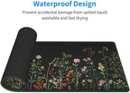 CANFLASHION Desk Pad,Office Desk Mat 31.5"×11.8" Large Gaming Mouse Pad,Durable Extended Computer Mouse Pad,Waterproof Thick Big Mouse Pads with Non-Slip Rubber Base Office Home Colorful Flowers