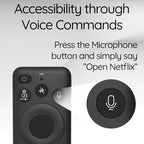 Ceybo Original Solar Voice Remote Control Replacement with YouTube Netflix Shortcut for Samsung Smart TVs, Compatible with Neo QLED 8K, QLED (BN59-01480A)