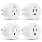 EIGHTREE Smart Plug, WiFi Outlet Works with Alexa & Google Home, Smart Home Socket with Remote Control & Timer Function, 2.4GHz WiFi Only, 4 Packs
