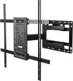 DYZJREL Full Motion TV Wall Mount for 32-75 Inch TVs, VESA Compatible, 150 lbs Weight Capacity, Adjustable Tilt & Swivel, Easy Centering & Quick Installation