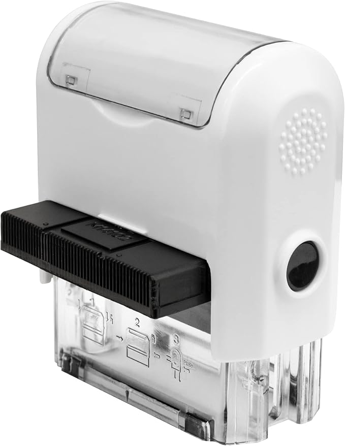 for Deposit Only Customized Office Self Inking Stamp - 2-Lines - Medium - Choose from 15 Ink Colors
