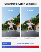 ANNKE 3K Lite Wired Security Camera System Outdoor with AI Human/Vehicle Detection, 8CH H.265+ DVR and 8 x 1920TVL 2MP IP67 Home CCTV Cameras with Smart Dual Light, Color Night Vision, 1TB Hard Drive