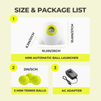 ALL FOR PAWS Automatic Ball Launcher for Dogs Interactive Puppy Pet Ball Indoor Thrower Fetch Machine, 3 Balls Included (2 inch) for Small to Medium Dogs
