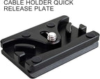 Tether Cable Clamp Mount - Fixed Cable Protector, Camera Block Clip, Secure Anti-Slip Holder | Stable Cables Management for Home Travel Studio Outdoor Live Streaming Video Recording Photography
