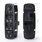 WUANGKI Power Master Window Switch Front Left Driver Side | 3+0 Pins | Compatible with 2012-2016 Chrysler Town, 2012-2016 Country, 2012-2019 Dodge Grand Caravan, Replace OE 68110872AA