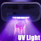 Pure Sleepy Pro Bed Vacuum Dust Mites, 2025 Upgrade 12000pa Pure Sleepy Pro Bed Vacuum, Mattress Cleaner Machine Deep Cleaner with Uv-C Light, 8,000 Vibrations Per Minute (Purple)