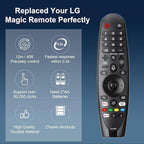 Remote Replacement Control compitable with LG Smart TV Magic Remote, AKB7585501 Universal Compatible with All Models for LG TV（NO Voice Function No Pointer Function）