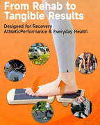Ankle Strengthener & Single Leg Balance Board, Foot Strengthener for Plantar Fasciitis & Achilles Tendonitis, Physical Therapy, Sprain Recovery & Arch Support