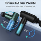 arboleaf Massage Gun Deep Tissue, Full-Metal Electric Portable Hand Held Massager Gun for Back, Body Sore Muscles, Pain Relief, Gifts, Office, Home, Athletes
