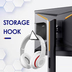 VKheroKV HC128 Headphone Holder Hanger for Desk, Include Adhesive Strips, Universal Headset Stand for PS4/PS5/Xbox/PC/Mac/Headphones Game Controller Hanger (Triangle)