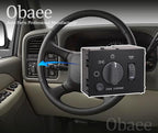 Obaee Headlight Switch Instrument Panel Dimmer Light Switch Compatible with Chevy Avalanche, Silverado, Suburban, Tahoe & GMC Sierra, Yukon 1999-2002, Replaces OE 15755595, D1534G, DS-968