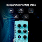 MOOER E7 Polyphonic Guitar Synth Pedal Electronic Synthesizer, 7 Guitar Synthesizer Tones with Individual Arpeggiator And 7 Preset Slots, High/Low Frequency Cut, Attack, Speed Function