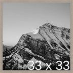 Frame It Easy 33 x 33 Rustic Gray Wood Frame (Derby)