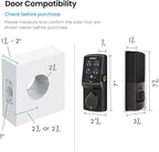 Lockly Secure Plus, Keyless Entry Door Lock, Smart Locks for Front Door, Smart Lock Deadbolt, PIN Genie® Keypad, 3D Biometric Fingerprint Sensor, Auto Lock Smart Door Lock
