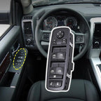 Vurkcy Driver Side Power Window Switch Door Lock Control Button Compatible with 2009 2010 2011 2012 Dodge RAM 1500/2500/ 3500 Quad & Crew Cab Pickup, Double Auto Buttons Replaces 4602863AB, 4602863AC