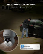 Hiseeu Solar Camera Wireless Outdoor, Home Security Camera System, 2.4G & 5G WiFi, Solar-Powered 4MP 6 Cam-Kit, Color Night Vision, 360° View, Pan & Tilt, 1TB HDD, No Subscription