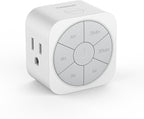 1 Pack Timer Outlet Indoor, Countdown Timers for Electrical Outlets Up to 6H for Lights, Iron, Fan, Electric Bike, Auto Shut Off Switch for Home Kitchen Bedroom, 1875W